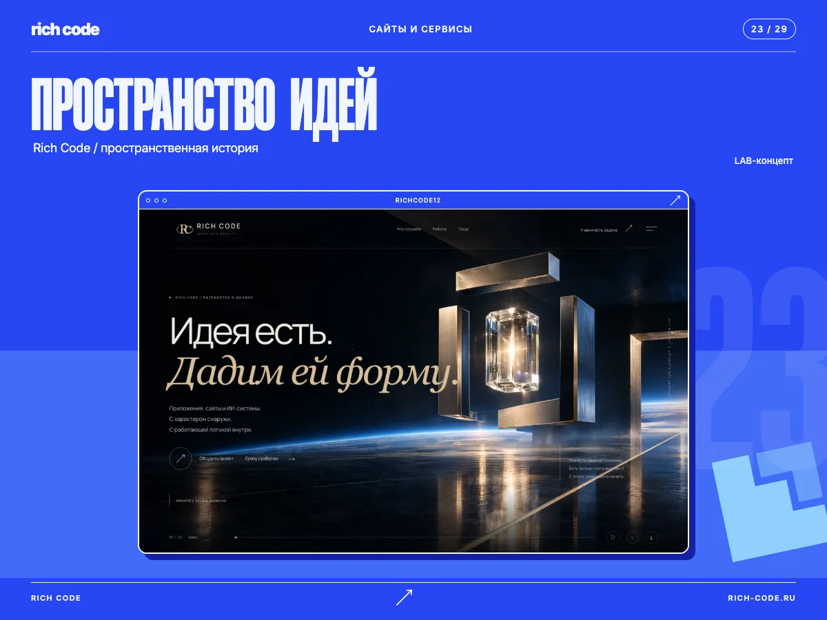Rich Code · Пространство идей
