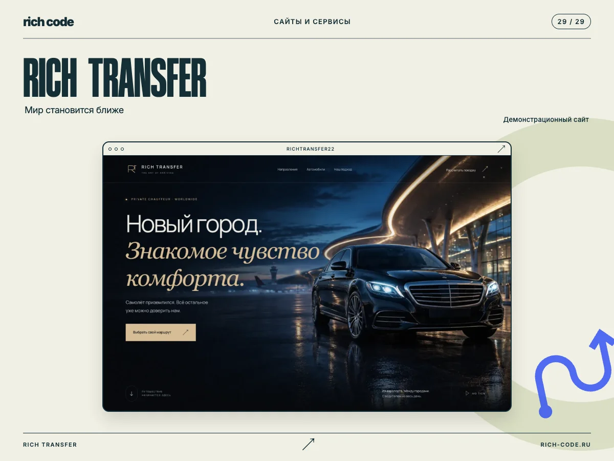Rich Transfer · Международные маршруты